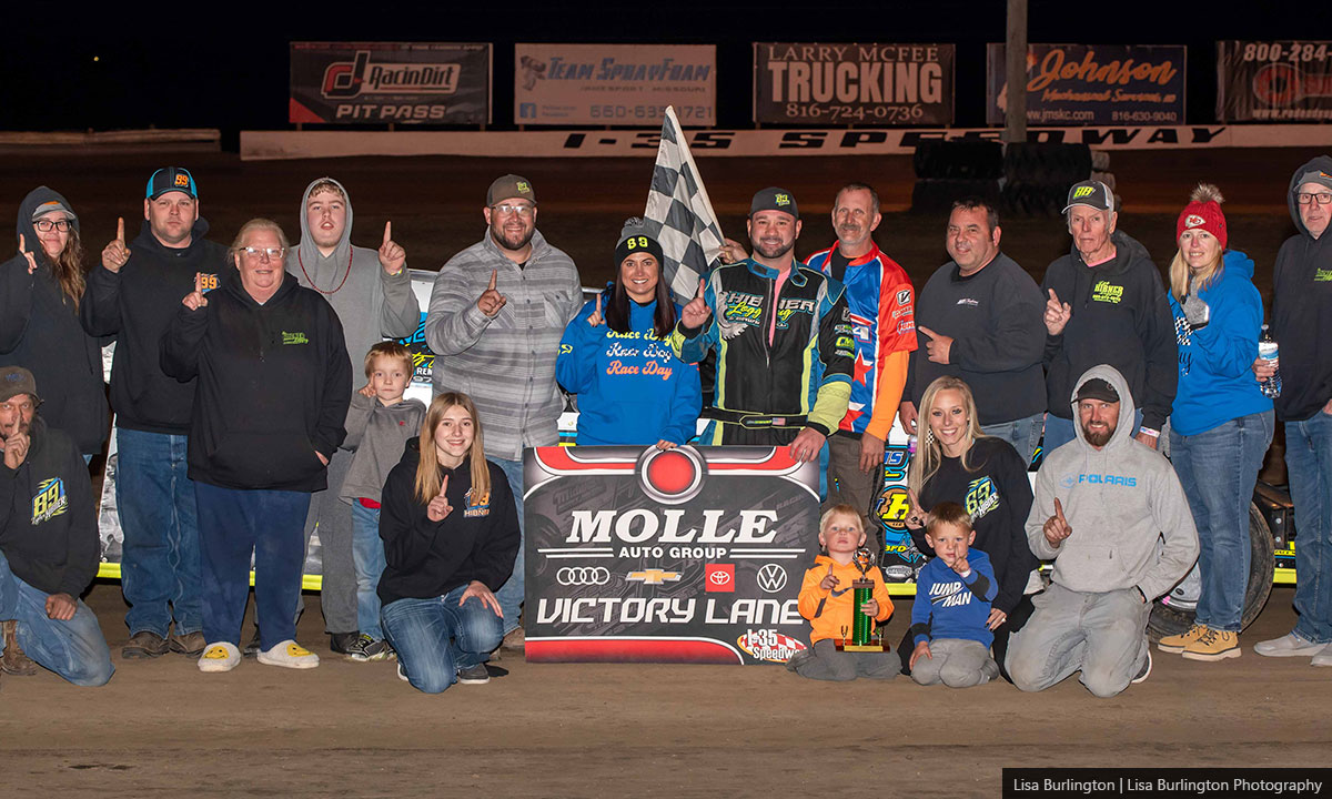 Hibner, Keller, Richards top Championship Night at I-35 Speedway